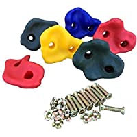 LoggyLand Piedras de Escalada para Pared de Escalada- Set de 6 i para de Juego